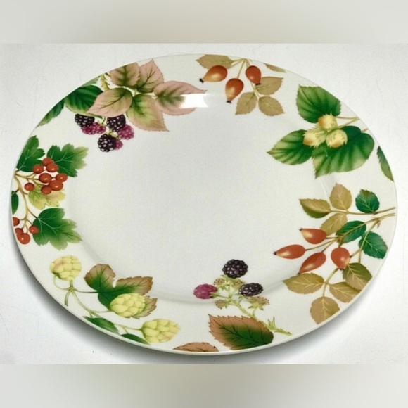 Rare Vintage Apollo Porcelain ENGLISH COUNTRY FRUIT Nancy Calhoun Dinner Plate - Picture 9 of 10